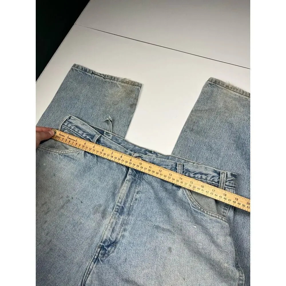 Vintage Dickie Double Knee Carpenter Straight Leg Work Jean Size 36? READ BELOW - Picture 2 of 7
